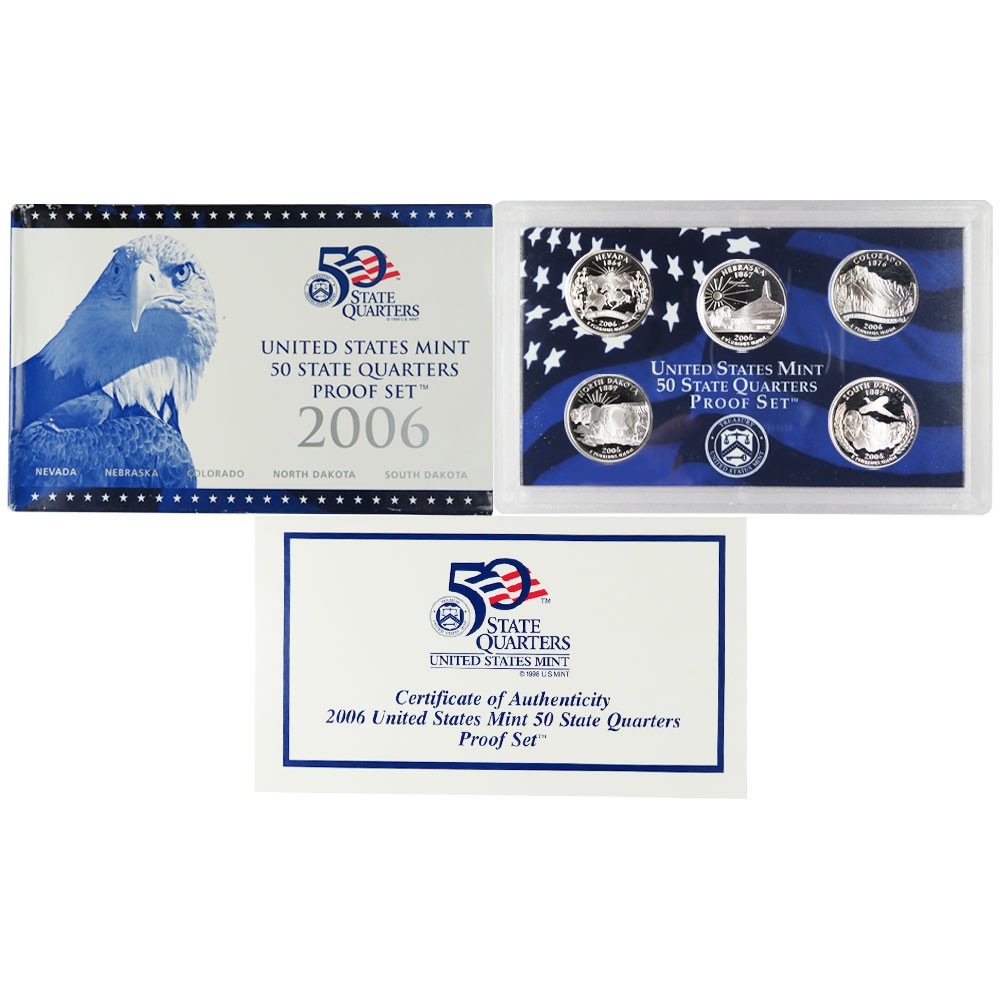2006-S U.S. Clad State Quarters Proof Set
