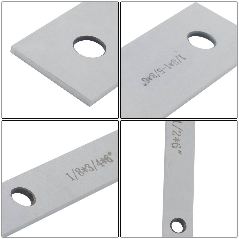 1/8" Thin Parallel Set & 1 Matched Pair 1-2-3 Block Set 23 Holes