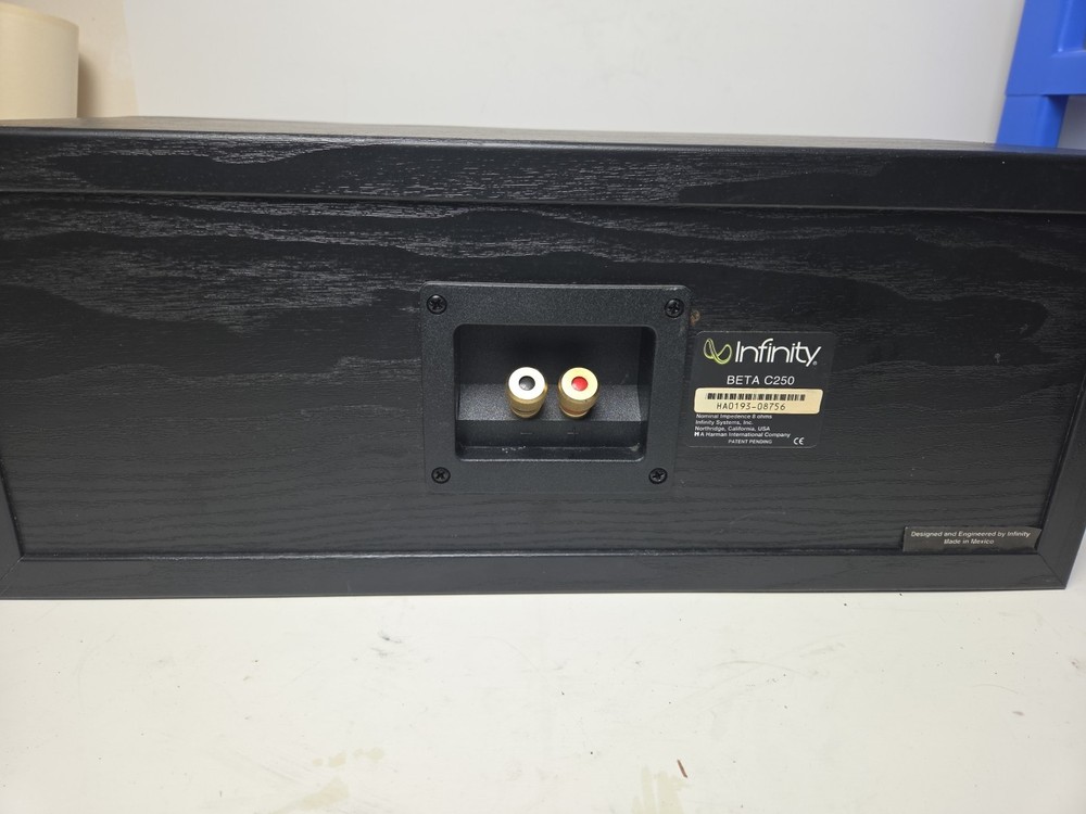 Infinity Beta C250 Center Channel Speaker 17x7