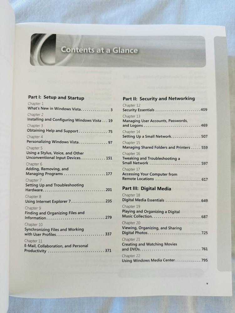 Windows Vista INSIDE OUT BOOK + CD ~ DELUXE EDITION Microsoft Network Media