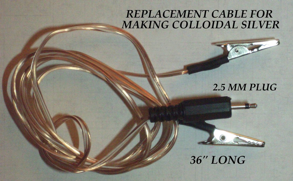 Replacement Colloidal Silver  Cable for our Blood Electrifier device