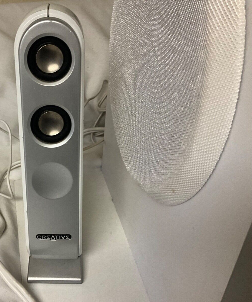 Creative I-TRIGUE L3450 White 2.1 Computer Speaker System (see video)