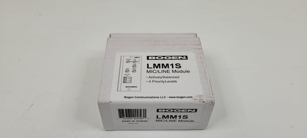 Bogen LMM1S Advanced Input Mic/Line Input Module BRAND NEW