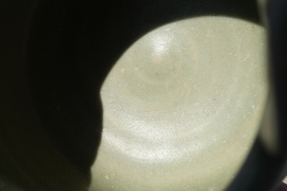A0139. Longquan Celadon Tripod Censer with Double Handles