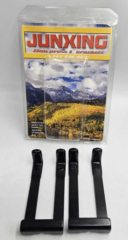 JUNXING Archery Portable Bow Press Quad Split Limb L Brackets - VERY GOOD