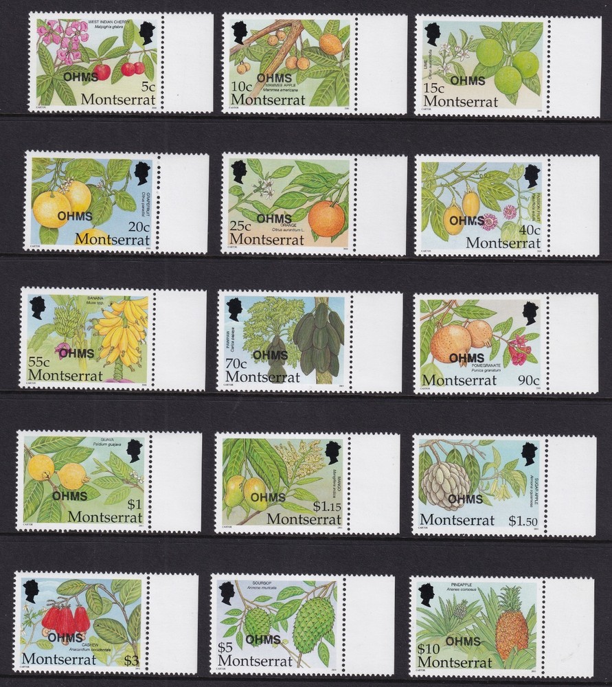 MONTSERRAT 2002 SGO137-O151 -  MNH