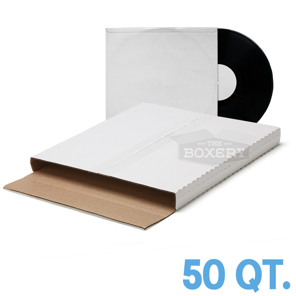 50 RECORD MAILING BOXES VINYL RECORD MAILERS MULTI-DEPTH – THE BOXERY