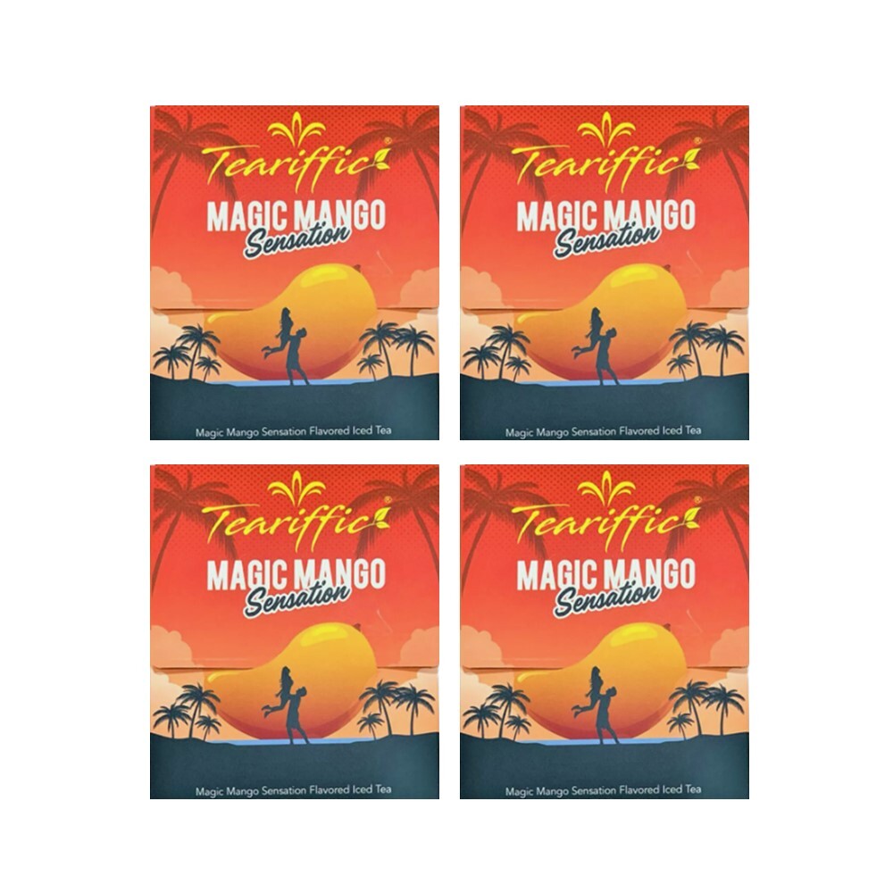 4 Box Teariffic Magic Mango Tea Boost Energy Endurance Stamina