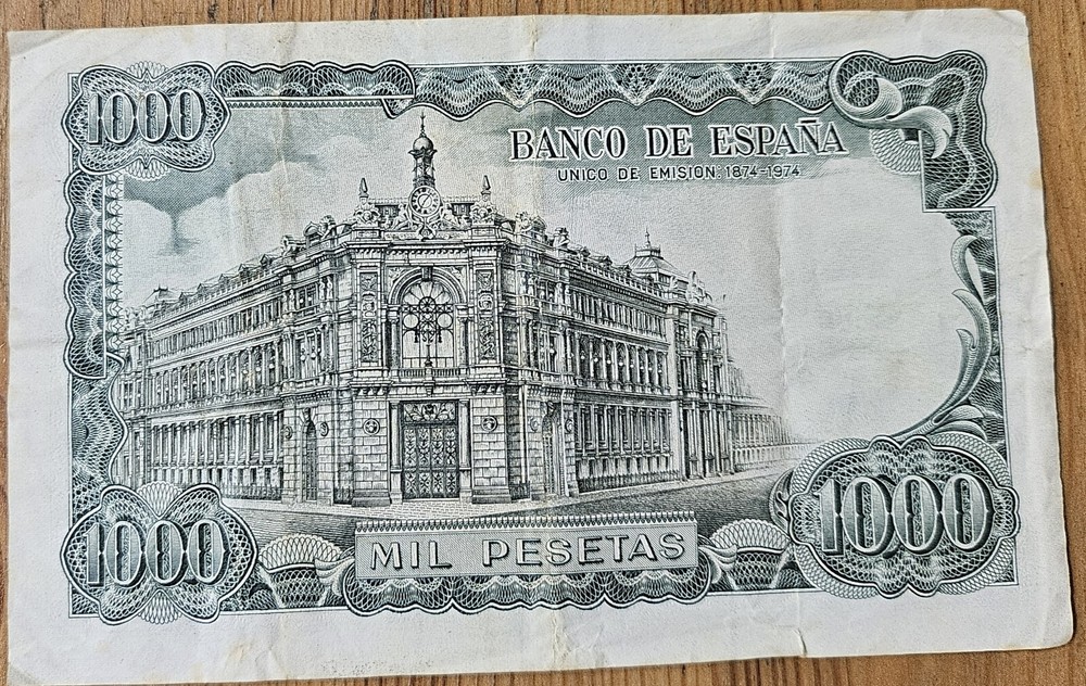1000 Pesetas 1971