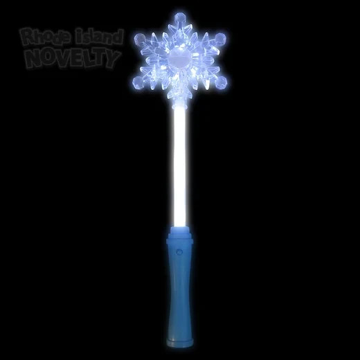 RI 15.25" Light Up Snowflake Wand