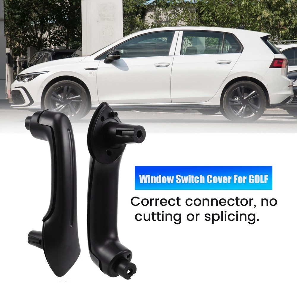 Door Black Pull Grab Handle for 4 Access Handle Inside Door Panel Handles B7A9