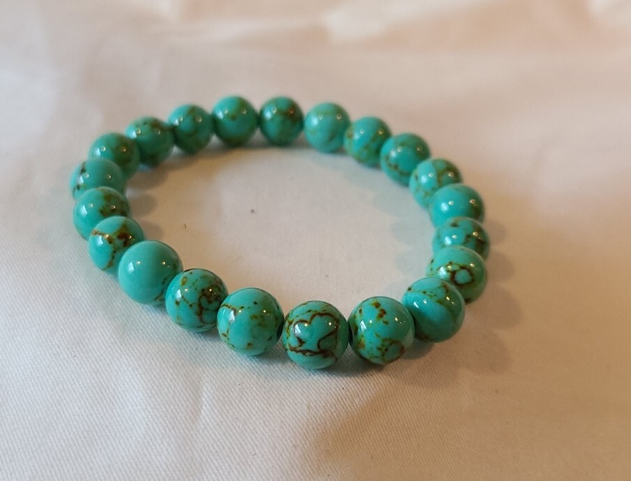 Teal Marbel Bracelet (dd)