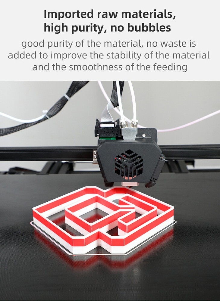 Red Color PDS Translucent Filament for Desktop 3D Printer (1kg/roll)