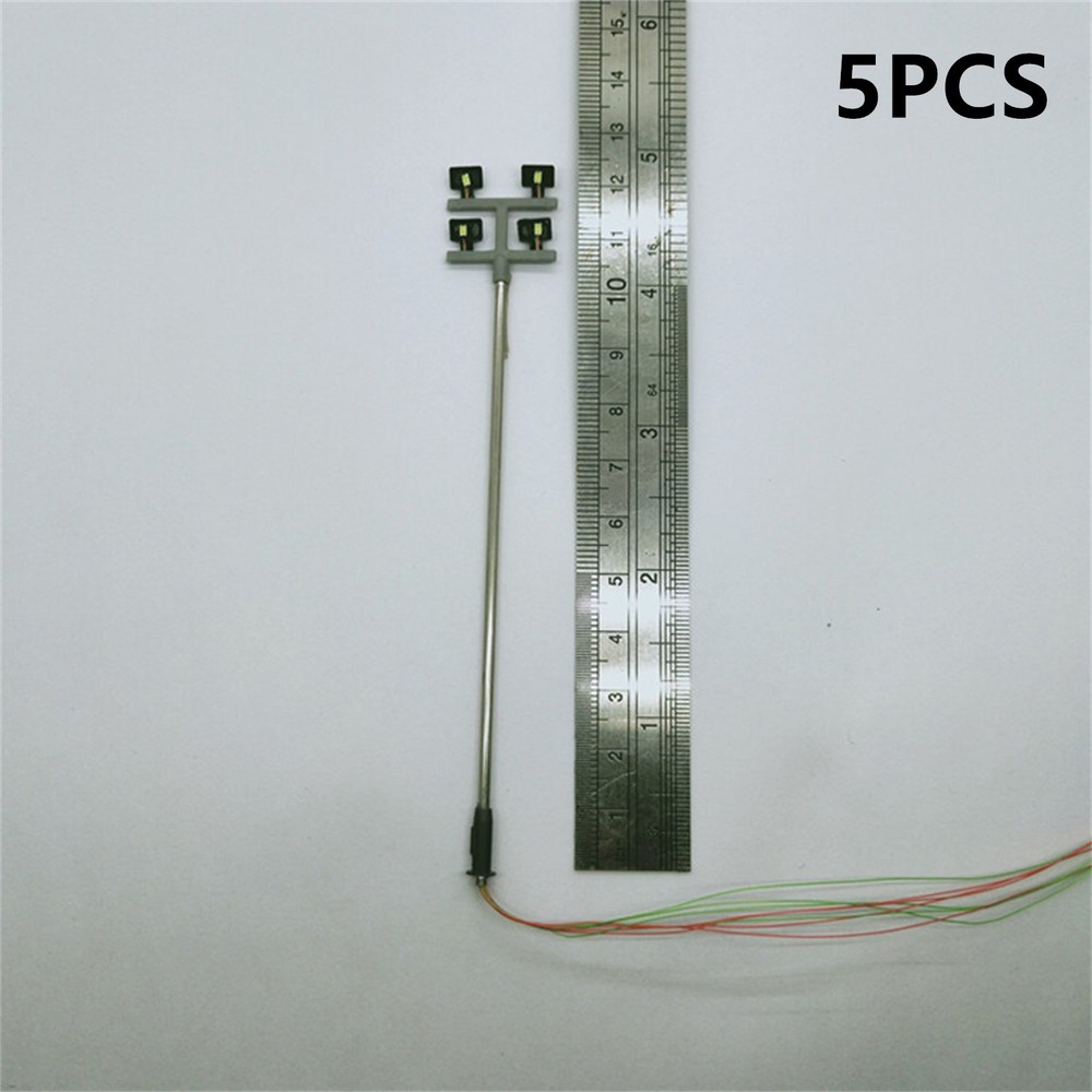 5PCS 1:100 3V Lighting Tower Model Building Scenery Layout Model Accessories