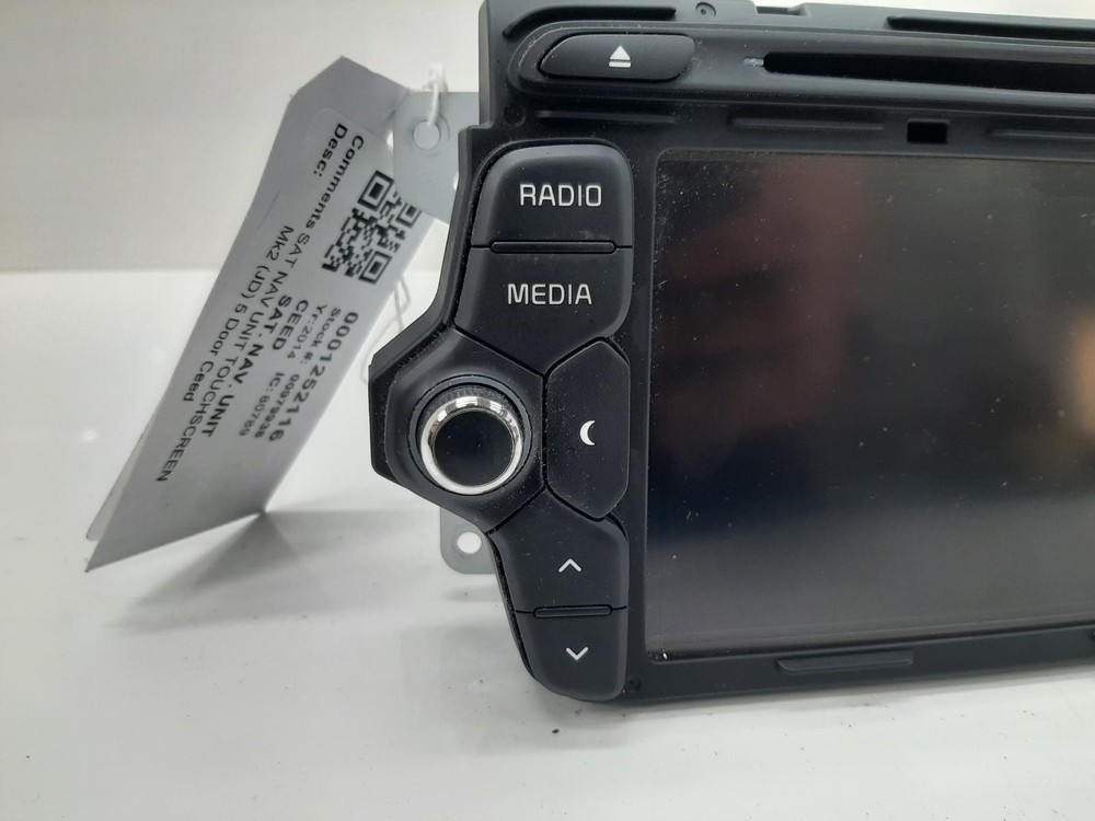 2014 KIA CEED Mk2 (JD) OEM SAT. NAV. UNIT Satellite Navigation Head Unit