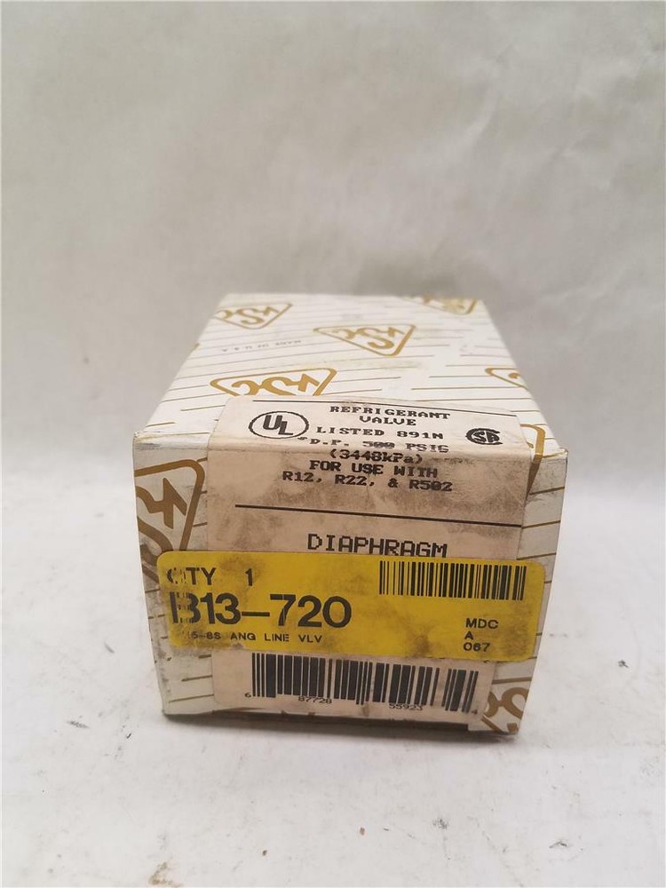 Superior B13-720 DP500PSIG Refrigerant Valve