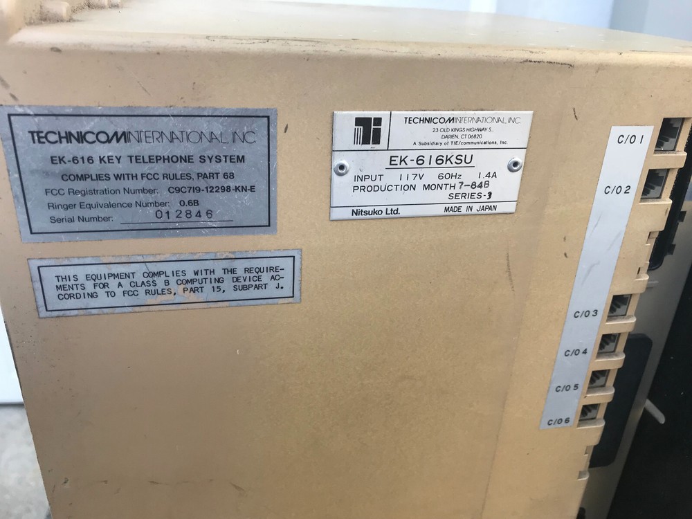 Tie EK-616KSU Phone System