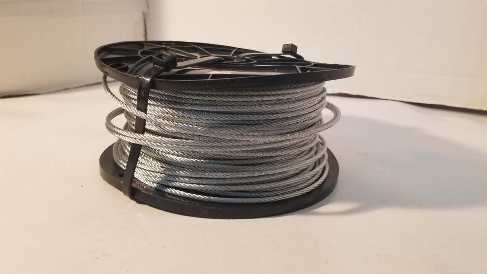 Aircraft Steel Cable Wire Rope 400' 1/8" Galvanized Cable