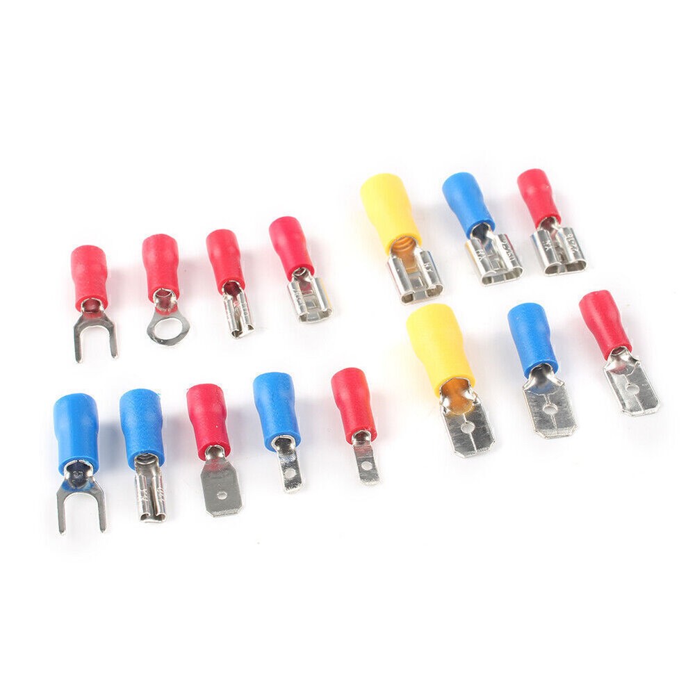 280 x Assorted Insulated Electrical Wire Terminal Crimp Connector Spade Kit Set