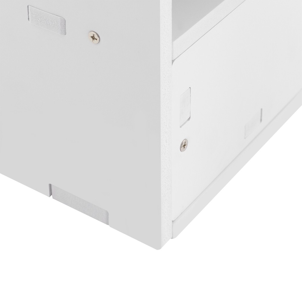 PVC Literature Organizer Adjustable File Sorter Stackable 32 Compartments White