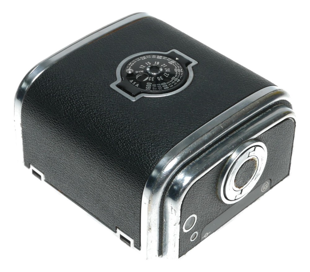 Hasselblad 500C/M Medium Format Camera 12 film back chrome