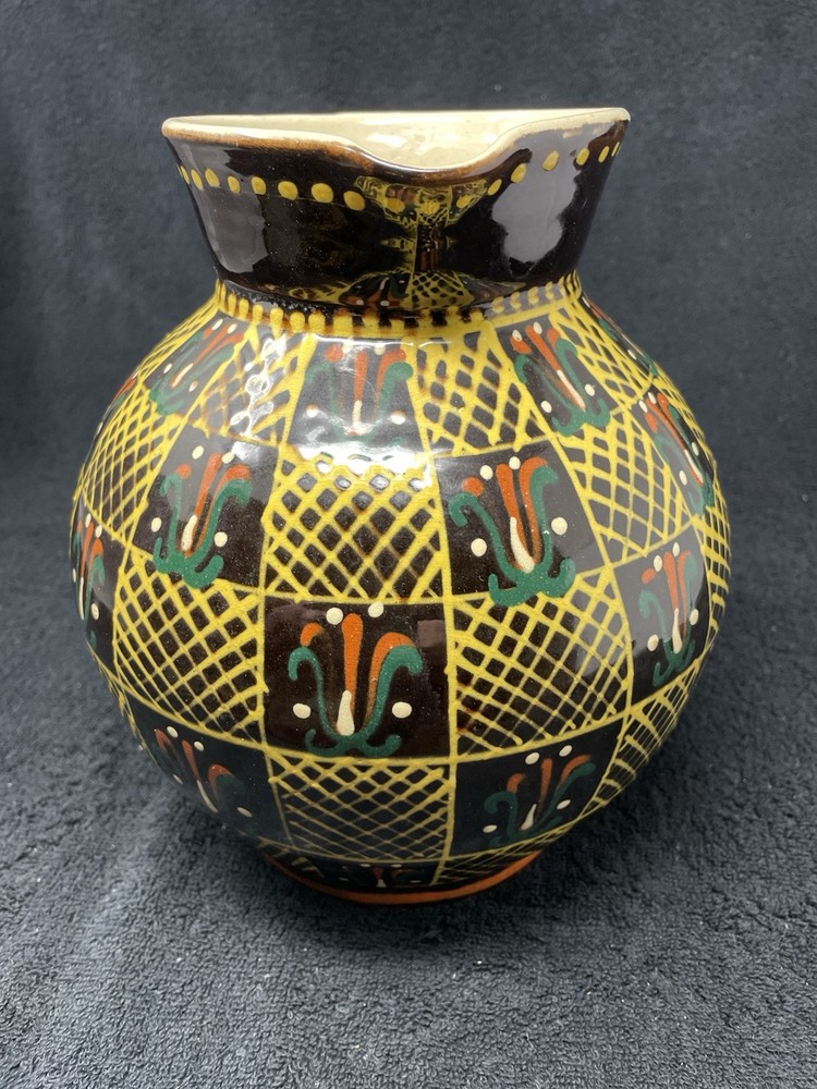 Handerbelt Germany Ceramic Art 8 Inch Large Inch Pitcher