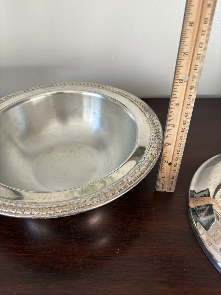FB Rogers Silver Casserole Dish With Lid - Vintage