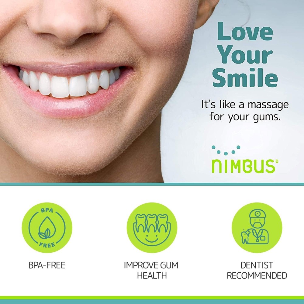 NIMBUS Extra Soft Toothbrushes (Regular Size Head), Periodontist Design...