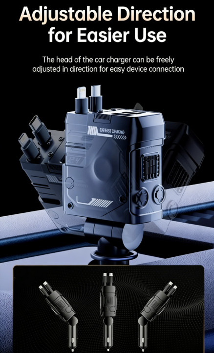 4 ports Cigarette Lighter Socket Splitter Power Adapter Car Charger,fast