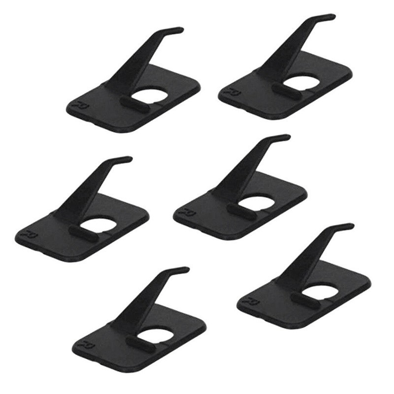 6pcs Arrow Rest Plastic Right Hand Set Training Black Accessory Useful