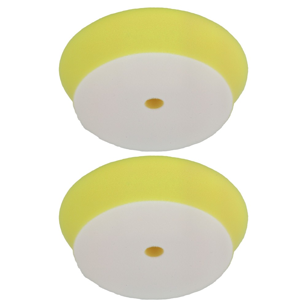 2 Pack Medium Foam Car Buffing Pads 4" for 3" Backing Plate Orbital Polish