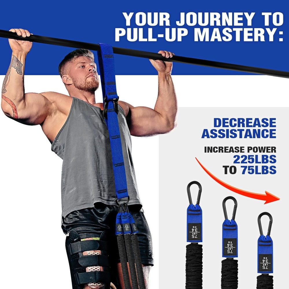 Pull Up Assistance Bands, Pull Up Bar Resistance Bands, Pull Up Bands for Enh...
