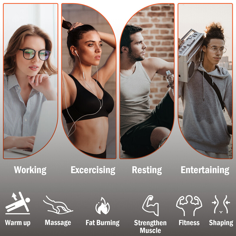 EMS Abdominal Muscle Core Toning Trainer Stimulator Flex Toner Tactical Exercise