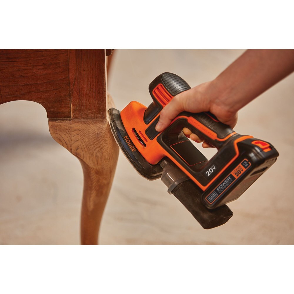 BLACK+DECKER 20V Cordless Mouse Sander - BDCMS20C