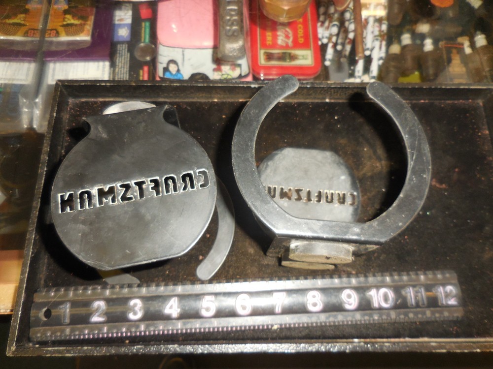 TWO CRAFTSMAN Garage Organizer, Magnetic Cup Holders