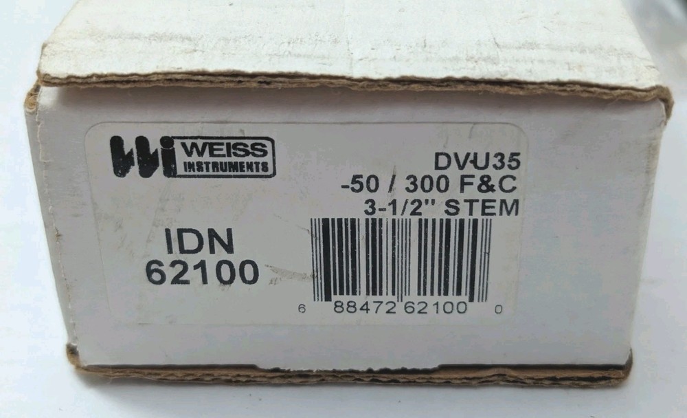 WEISS INSTRUMENTS DVU35