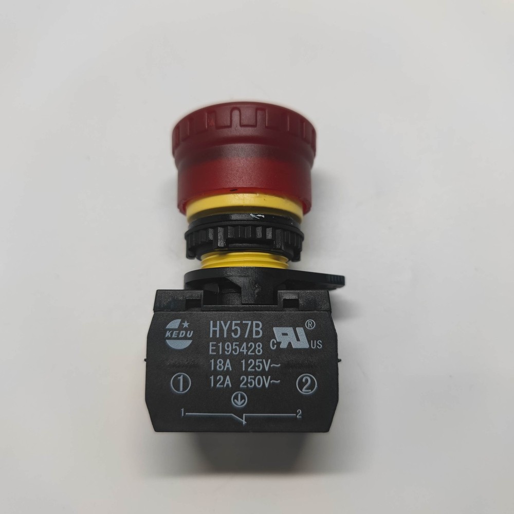 QTY:1pc KEDU HY57B Emergency Stop Push Button Switch