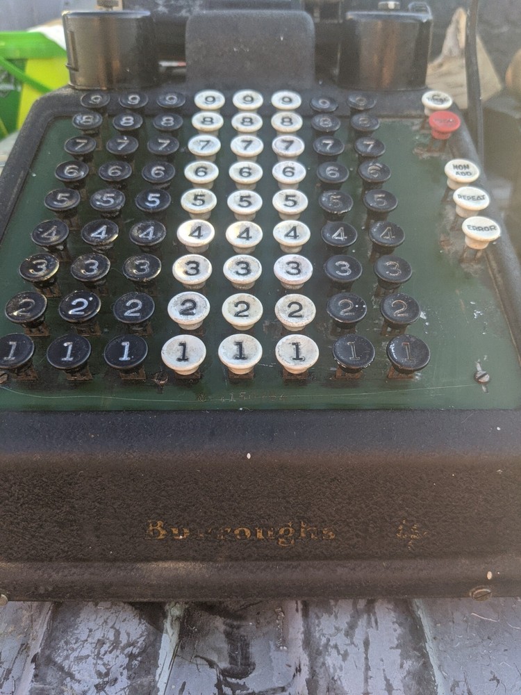 Antique electric burroughs adding machine. As Is***