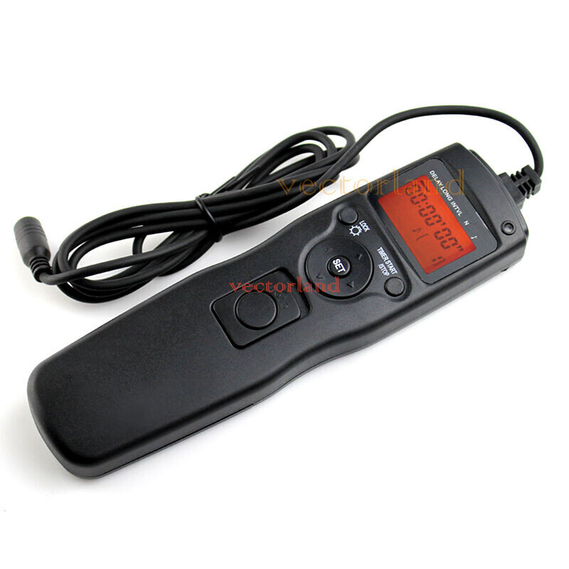 Timer Remote control intervalometer for Canon EOS 6D 7D 5D 50D 40D 30D Camera
