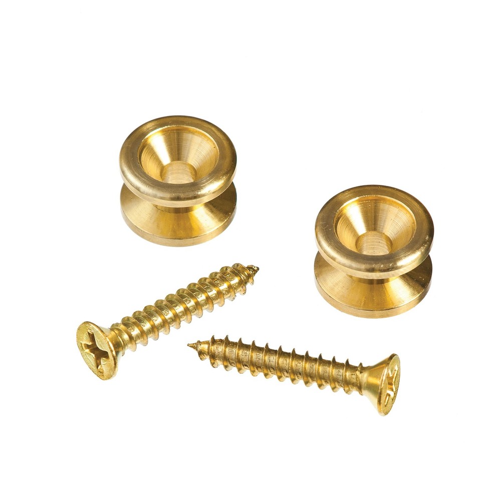 D'Addario Solid Brass End Pins; Brass