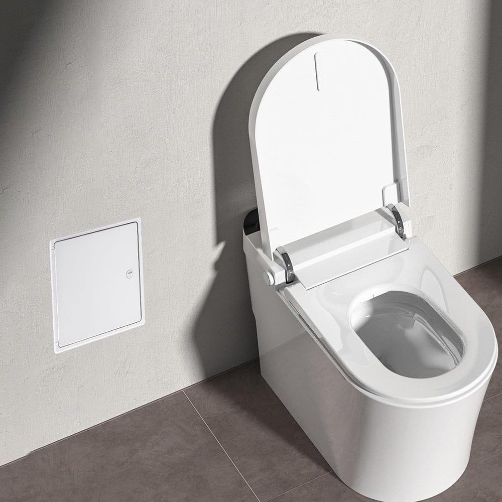 Access Panel 8x8 with Door Max Service Opening 6.5x6.5 Plastic White Medium 8...