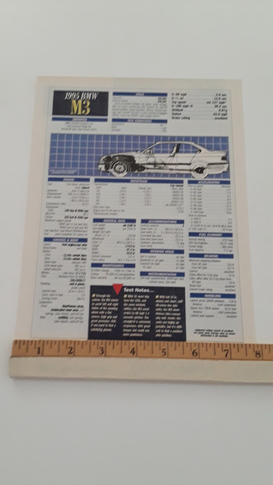 1995 BMW M3 ORIGINAL 1995 ARTICLE