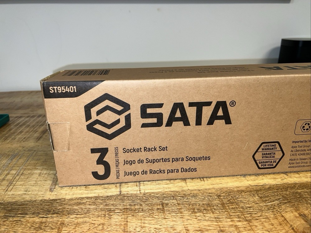 SATA Socket Rack Set (3 Piece Socket Organizer Trays) Metric