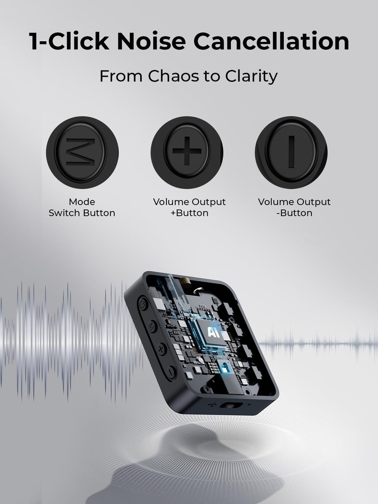 Wireless Lavalier Microphone for iPhone: Mini Microphone Noise Reduction - 32...