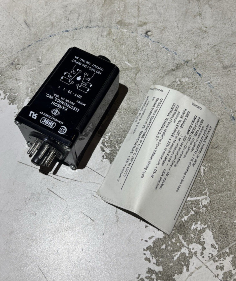 ISSC Kanson Electronics 1017-10-1 Time Delay Relay