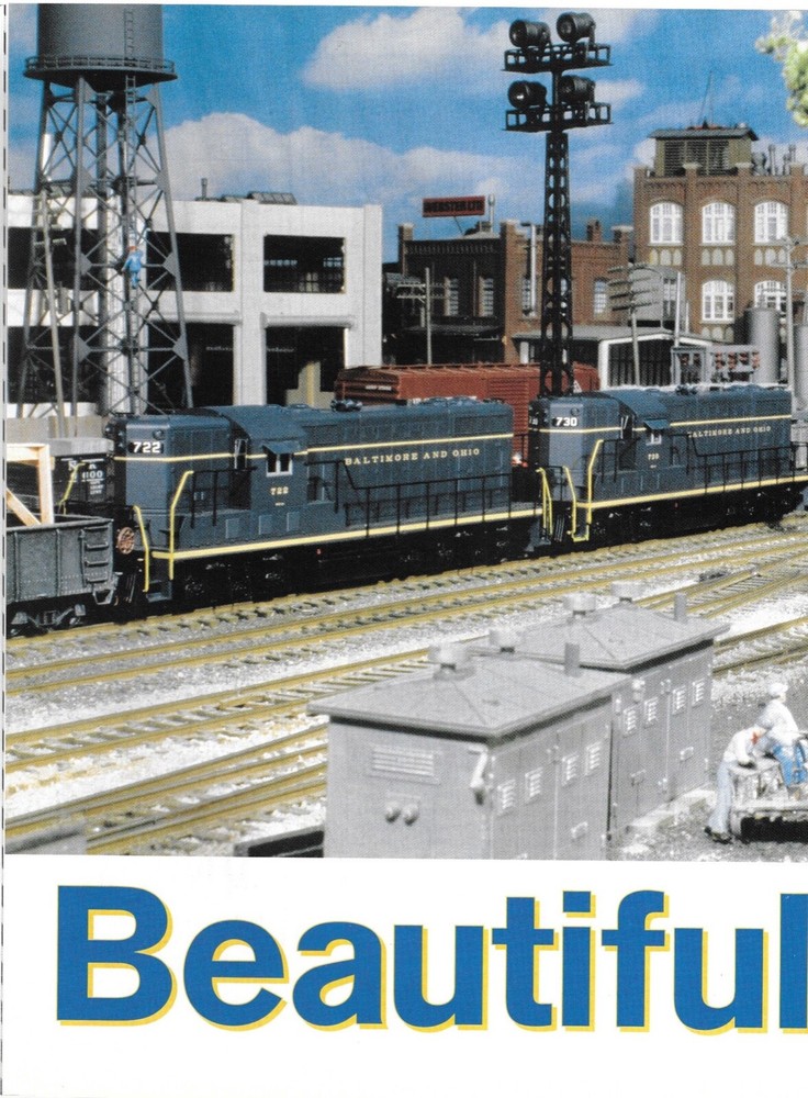 Model Railroader April 2004 B&O HO Layout Staging Yard Plaster Seaside Scenery