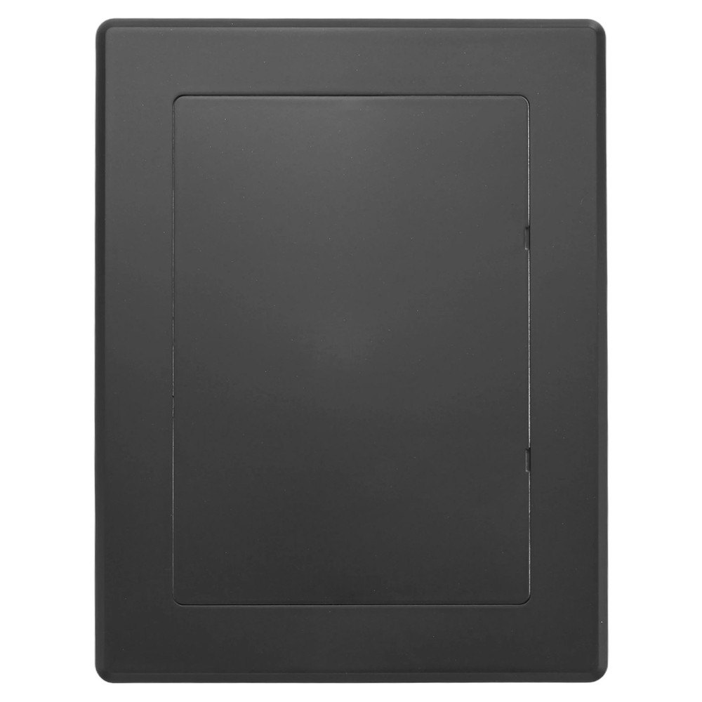 1-Pack Access Panel for Drywall, 7x5" Plastic Removable [Black, Rectangle]