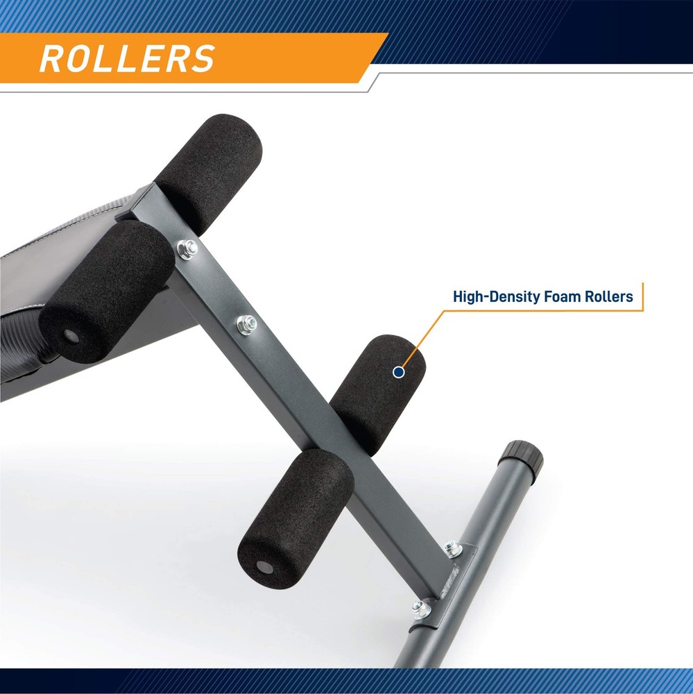 MultiPosition Utility Bench for Upright, Incline, Decline, Flat Workouts