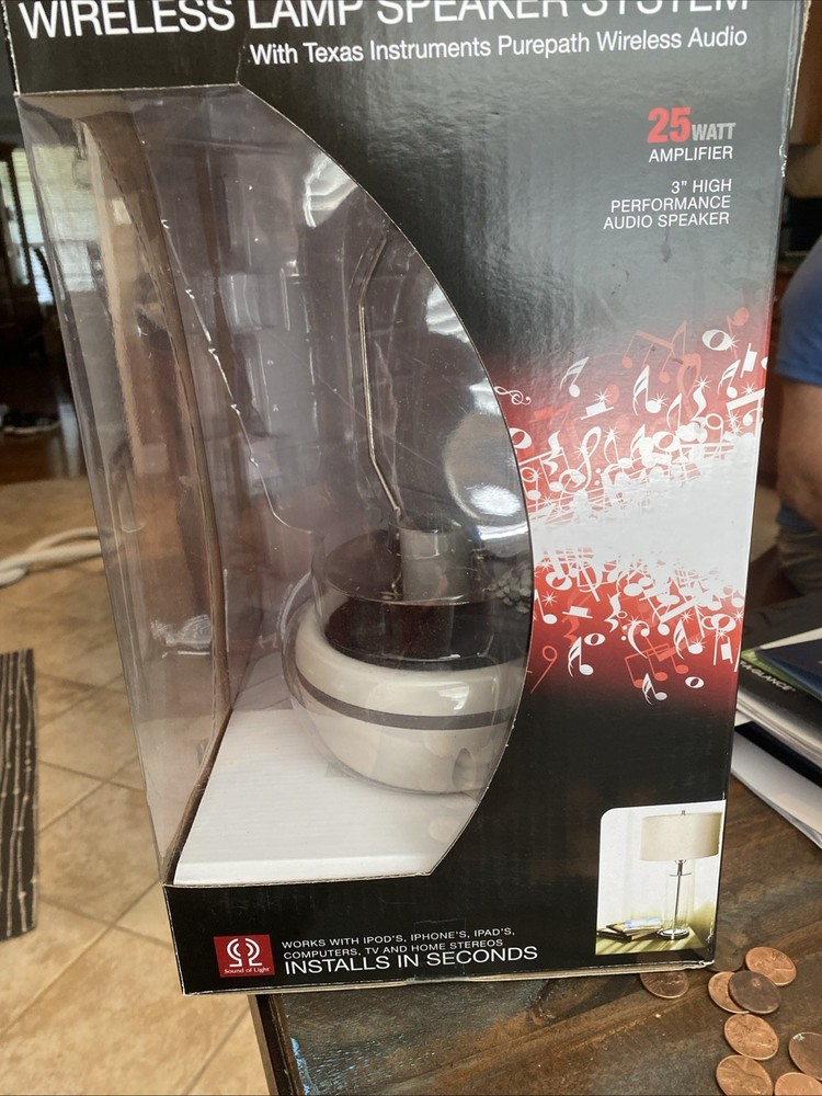 Wireless Lamp Speaker System