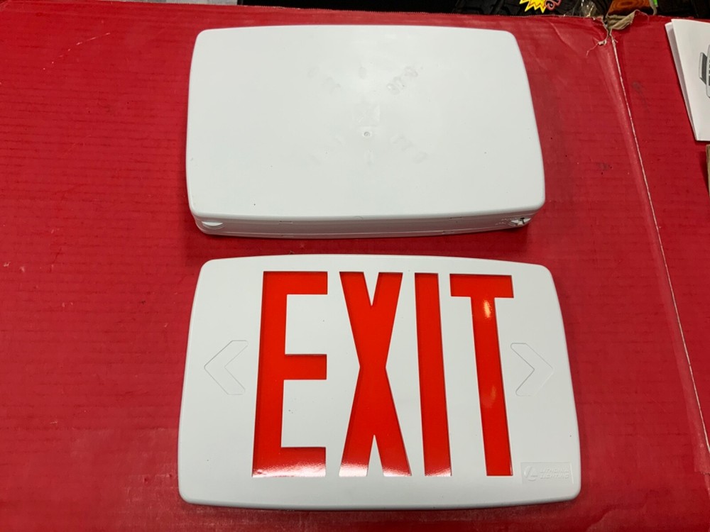 Lithonia Lighting LED Exit Sign With Battery